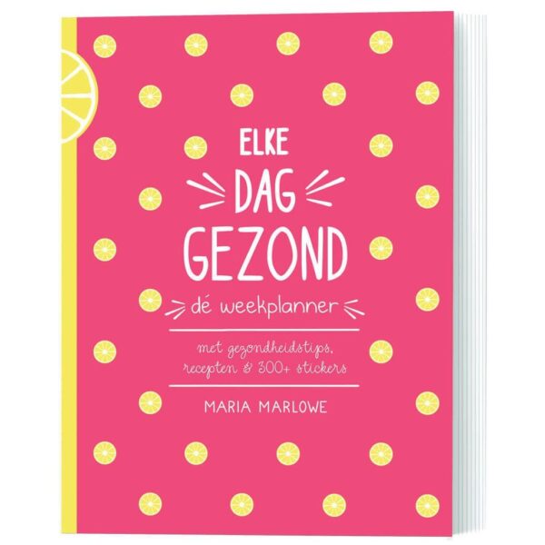 Elke dag gezond - de weekplanner met gezondheidstips, recepten & 300+ stickers - invulboekjes.nl