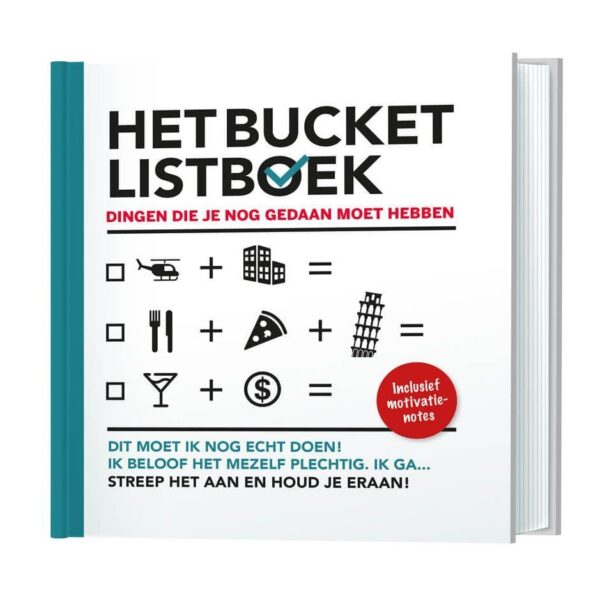 Het Bucket Listboek (inclusief motivatie notes) - invulboekjes.nl