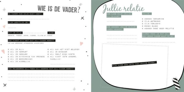 Invulboek Negen maandenboek - Afbeelding 3
