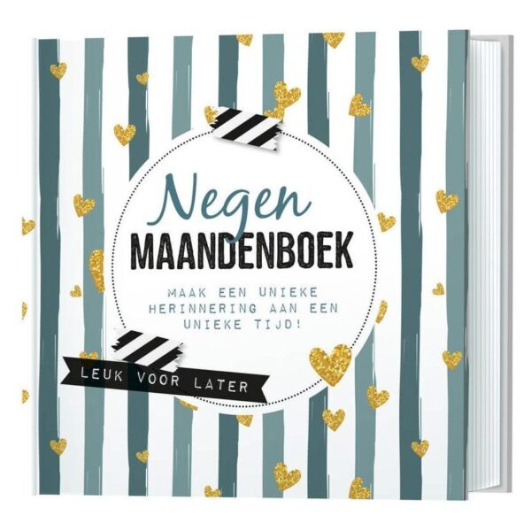 Invulboek Negen maandenboek - maak een unieke herinnering aan een unieke tijd! - Invulboekjes.nl