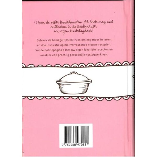 Kookdagboek achterkant - Invulboekjes.nl