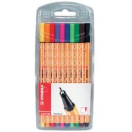 Stabilo Point 88 Fineliner assorti – Fine 0,4mm - 10 stuks - invulboekjes.nl