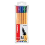 Stabilo Point 88 Fineliner assorti – Fine 0,4mm - 6 stuks - invulboekjes.nl
