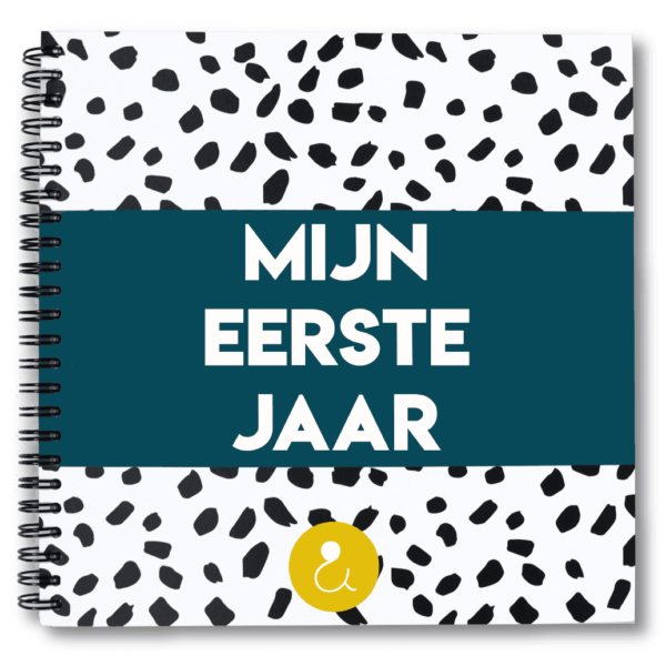 Studio Ins & Outs Babyboek 'Mijn eerste jaar' - Donkerblauw
