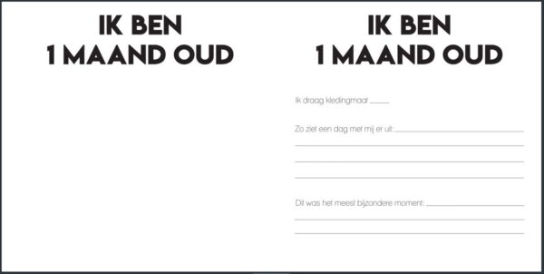 Studio Ins & Outs Babyboek ‘Mijn eerste jaar’ - binnenkant 6 - invulboekjes.nl