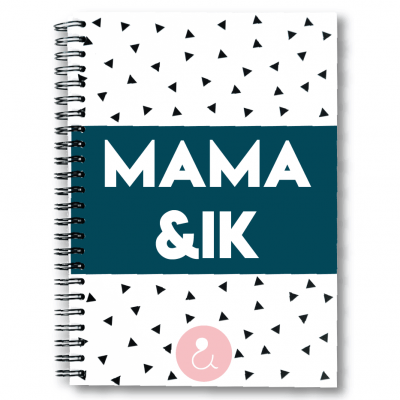 Studio Ins & Outs Invulboek ‘Mama & ik’ – Roze stip Cadeauboeken