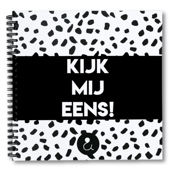 Studio Ins & Outs 'Kijk mij eens' 1-4 jaar opgroeiboek - Monochrome