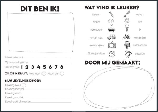 Studio Ins & Outs 'Mijn vriendenboekje' - binnenkant 2 - invulboekjes.nl