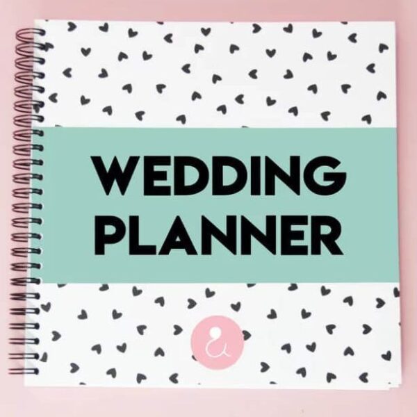 Studio Ins & Outs 'Wedding planner' - Mint - voorkant - invulboekjes.nl