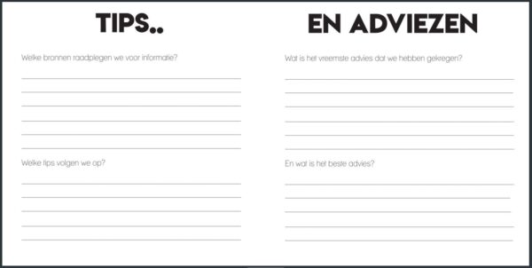 Studio Ins & Outs Zwangerschapswens ‘Onze grootste wens’ - binnenkant 10 - invulboekjes.nl