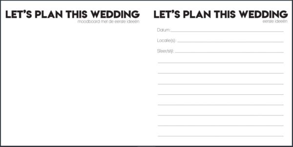 Studio Ins & Outs ‘Wedding planner’ - binnenkant 8 - invulboekjes.nl