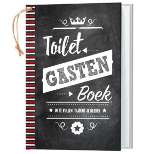 Toiletgastenboek 'in te vullen tijdens je bezoek' - invulboekjes.nl