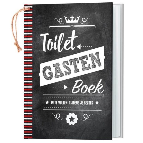 Toiletgastenboek 'in te vullen tijdens je bezoek' - invulboekjes.nl