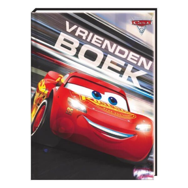 Disney Cars 3 Vriendenboek - voorkant - invulboekjes.nl