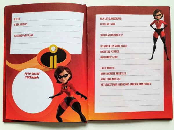 Disney Incredibles 2 Vriendenboekje - Afbeelding 3