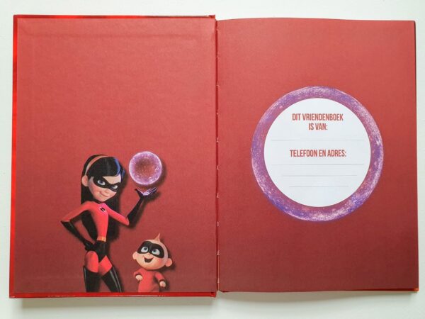 Disney Incredibles 2 Vriendenboekje - Afbeelding 2