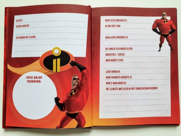 Disney Incredibles 2 Vriendenboekje - Afbeelding 4