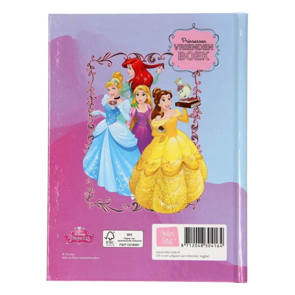 Disney Prinsessen Vriendenboek -achterkant- invulboekjes.nl
