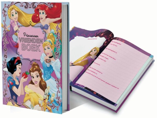 Disney Prinsessen Vriendenboek - binnenkant - invulboekjes.nl