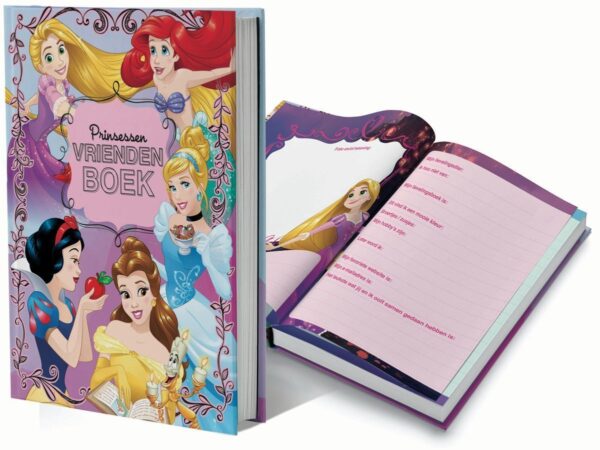 Disney Prinsessen Vriendenboek - binnenkant - invulboekjes.nl