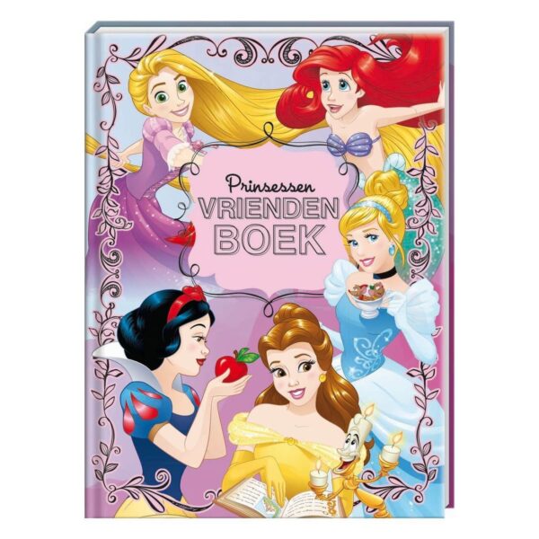 Disney Prinsessen Vriendenboek - voorkant - invulboekjes.nl