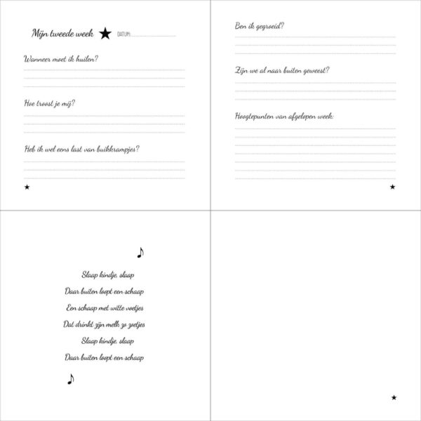 Lifestyle2Love Babyboek - binnenkant 3 - invulboekjes.nl