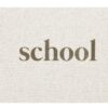 KIDOOZ Schoolfotoboek - Linnen goudfolie