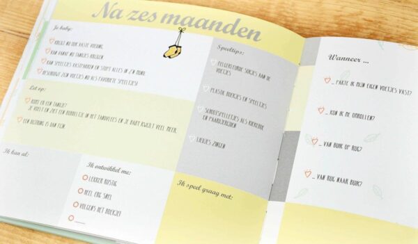 Memorybooks by Pauline - Baby's eerste jaar - binnenkant 3 - invulboekjes.nl