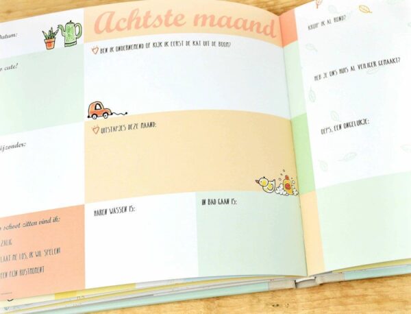 Memorybooks by Pauline - Baby's eerste jaar - binnenkant 5 - invulboekjes.nl