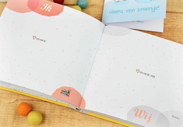 Memorybooks by Pauline - Kraambezoekboek - binnenkant 3 - invulboekjes.nl