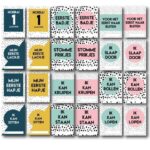 Studio Ins & Outs Mijlpaalkaarten set - Baby's eerste jaar - 2 - invulboekjes.nl