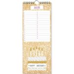 Verjaardagskalender Ballon - Make a wish - binnenkant - invulboekjes.nl