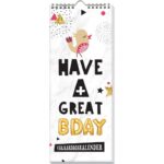 Verjaardagskalender Have a great bday - voorkant - invulboekjes.nl