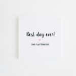 Bonjour to you - Gastenboek Best day ever! - voorkant - invulboekjes.nl