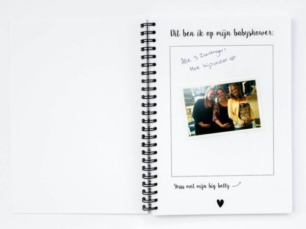 Bonjour to you - Mijn babyshower boekje - binnenkant 5 - invulboekjes.nl