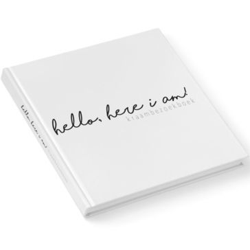 Creations of Happiness - Hello, here I am! Kraambezoekboek - voorkant