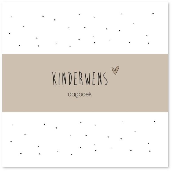 Huisje no.56 - Kinderwens dagboek - Linnen cover