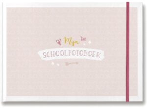 Maan Amsterdam - Mijn schoolfotoboek - Roze - voorkant - invulboekjes.nl