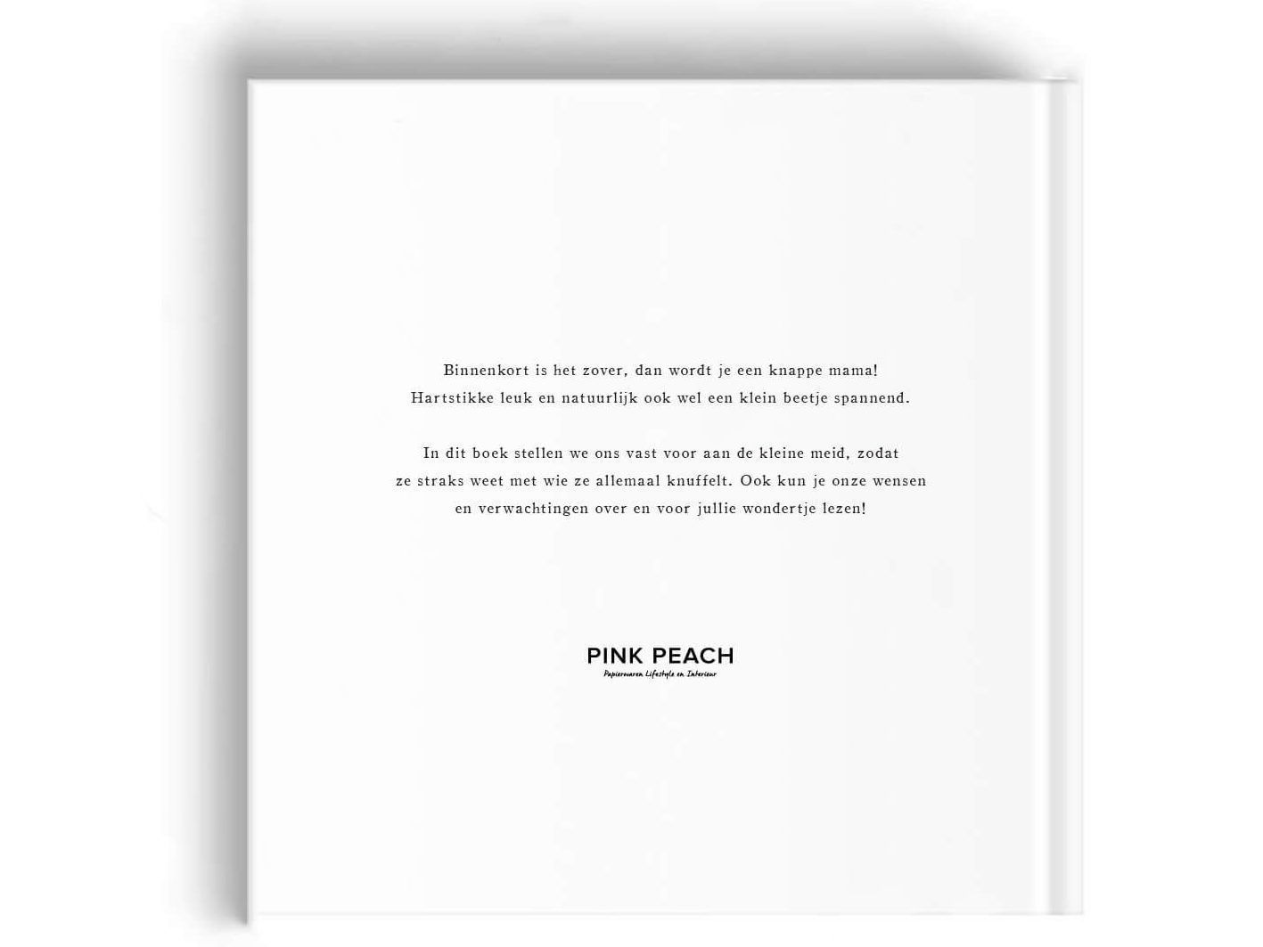 Verwonderlijk Pink Peach - Babyshower boek - Meisje Kopen? - Invulboekjes.nl PD-07