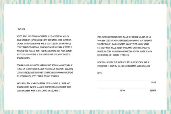 Invulboek Oma schrijft - Afbeelding 4