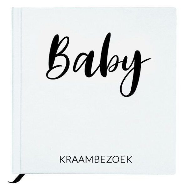 Baby Bunny - Baby kraambezoekboek - White - invulboekjes.nl