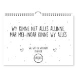 Wa, wat en wannear planner - Krúskes