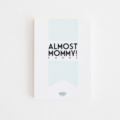 Bonjour to you - Almost mommy! Cards - invulboekjes.nl