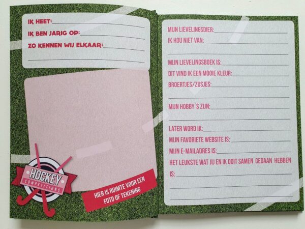 Hockey Vriendenboek - Afbeelding 4