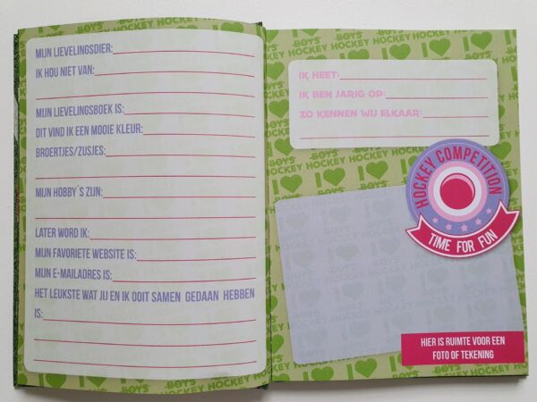 Hockey Vriendenboek - Afbeelding 5