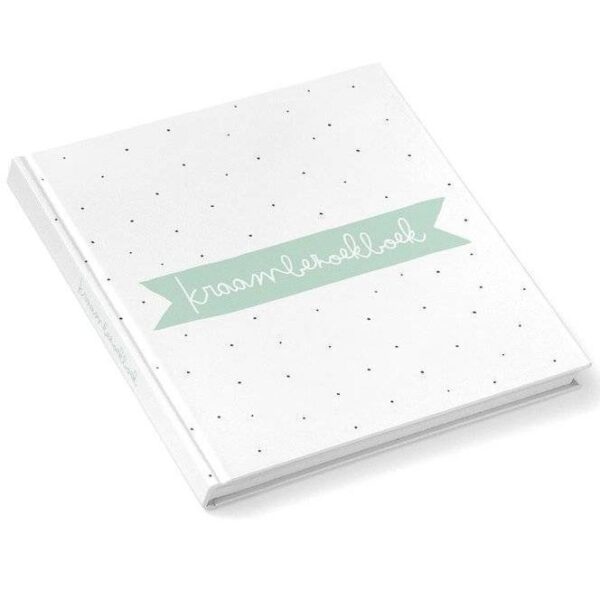 KIDOOZ Kraambezoekboek - Mint - invulboekjes.nl