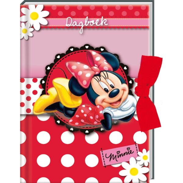 Minnie Mouse dagboek met sluitlint - invulboekjes.nl