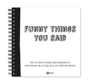 Oh My Goody - Uitsprakenboekje Funny things you said - invulboekjes.nl