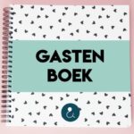 Studio Ins & Outs 'Gastenboek bruiloft' - Mint - invulboekjes.nl