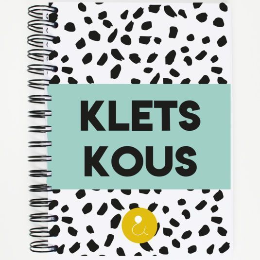 Studio Ins & Outs 'Kletskous' - Mint - invulboekjes.nl